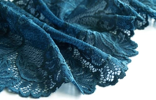 dentelle bleu 