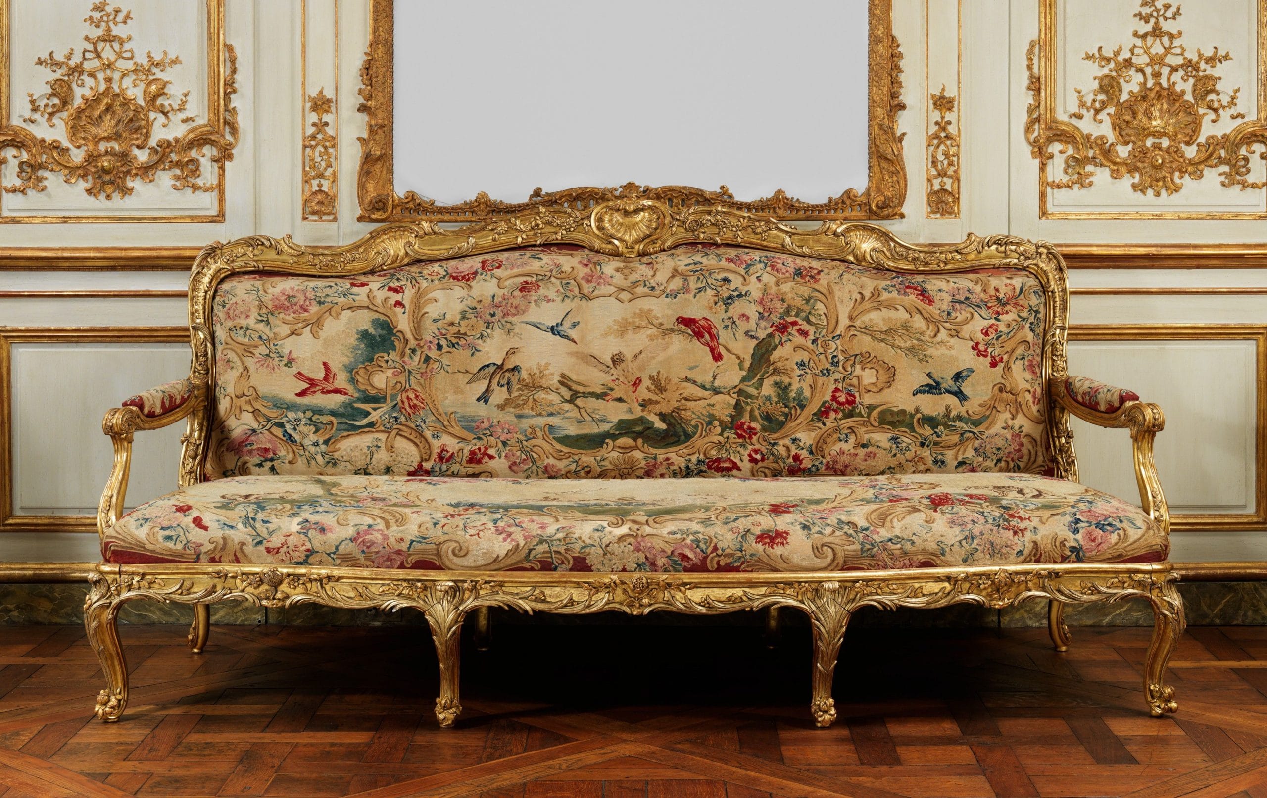Canapé rococo signé Nicolas-Quinibert Foliots