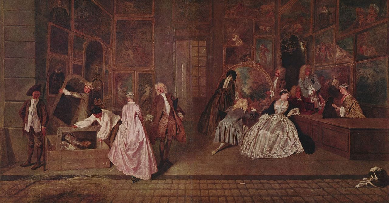 Tableau Watteau Rococo