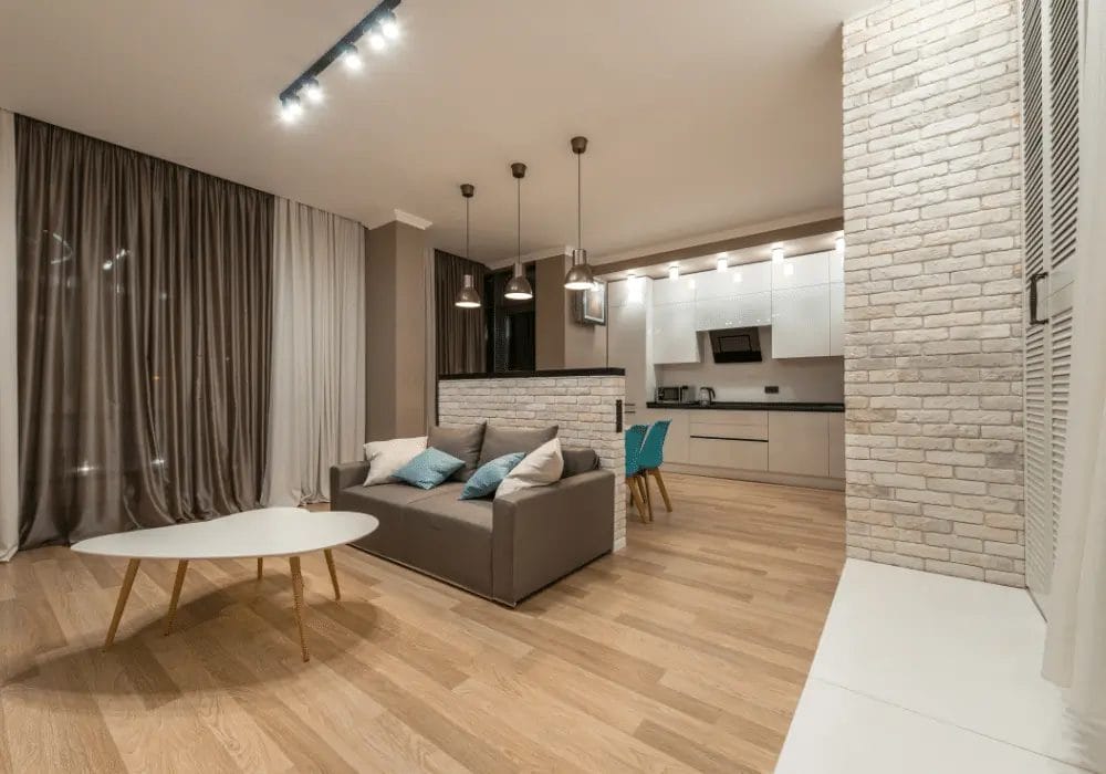 Amenagement salon ouvert