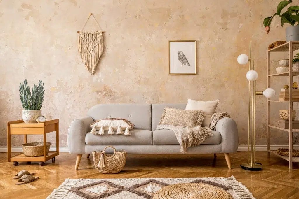 déco intérieure avec rotin