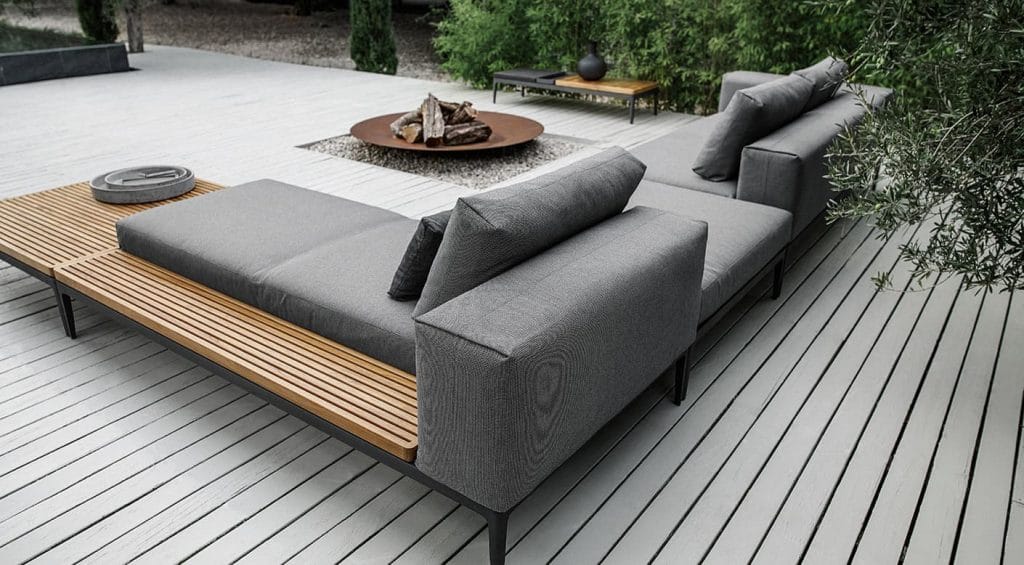 Mobilier extérieur,| Collection Grid de Gloster