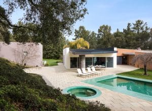 Jardin de l'ancienne maison du designer David Kelley, par Ettore Sottsass