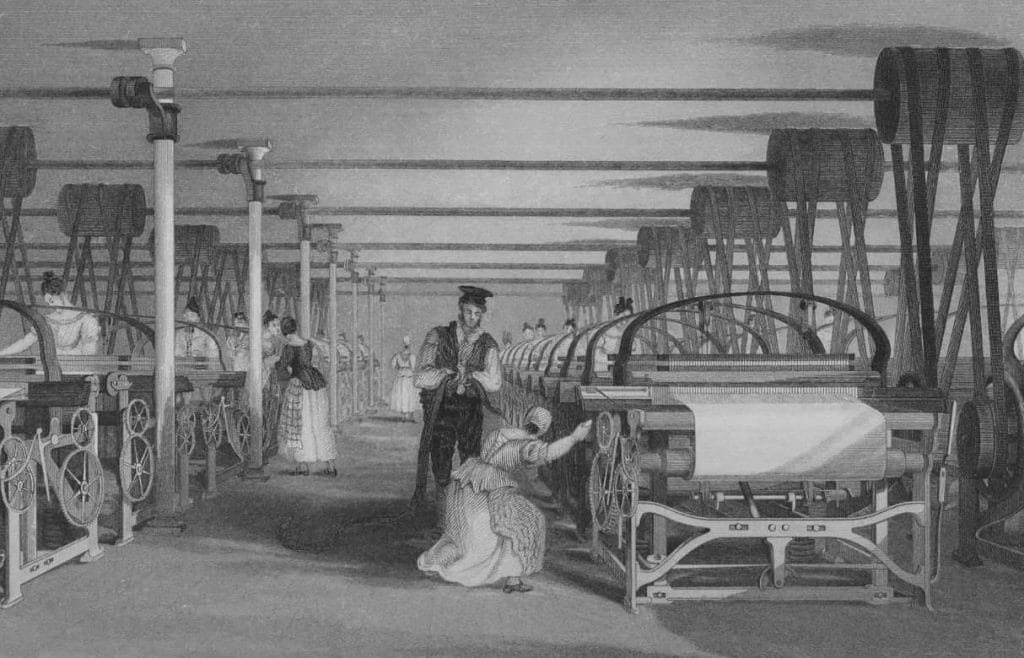 Métier a tisser révolution industrielle
