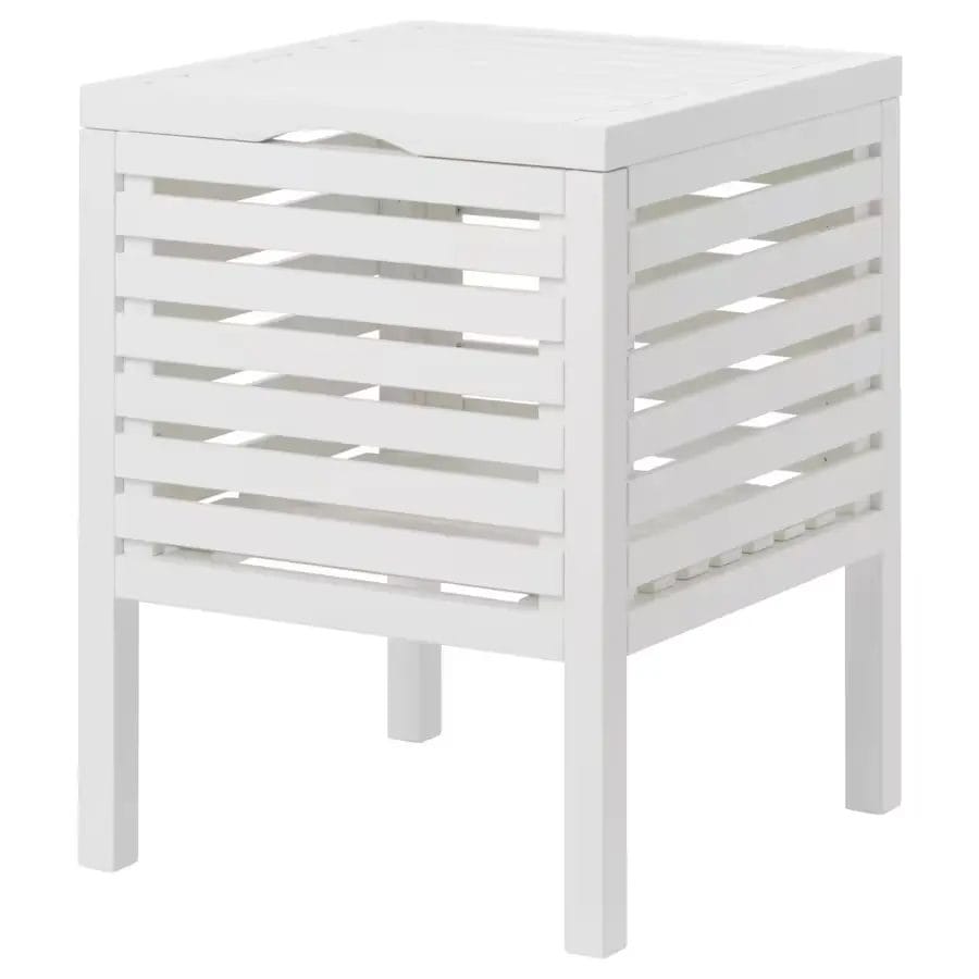Muskan Tabouret avec rangement Ikea 