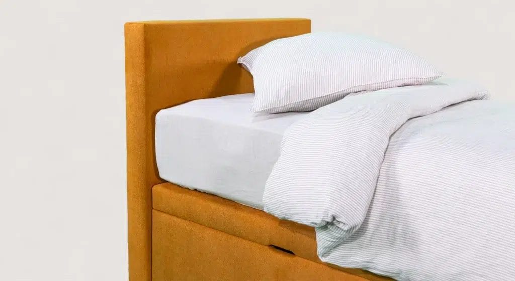 Tete de lit avec rangement intégré